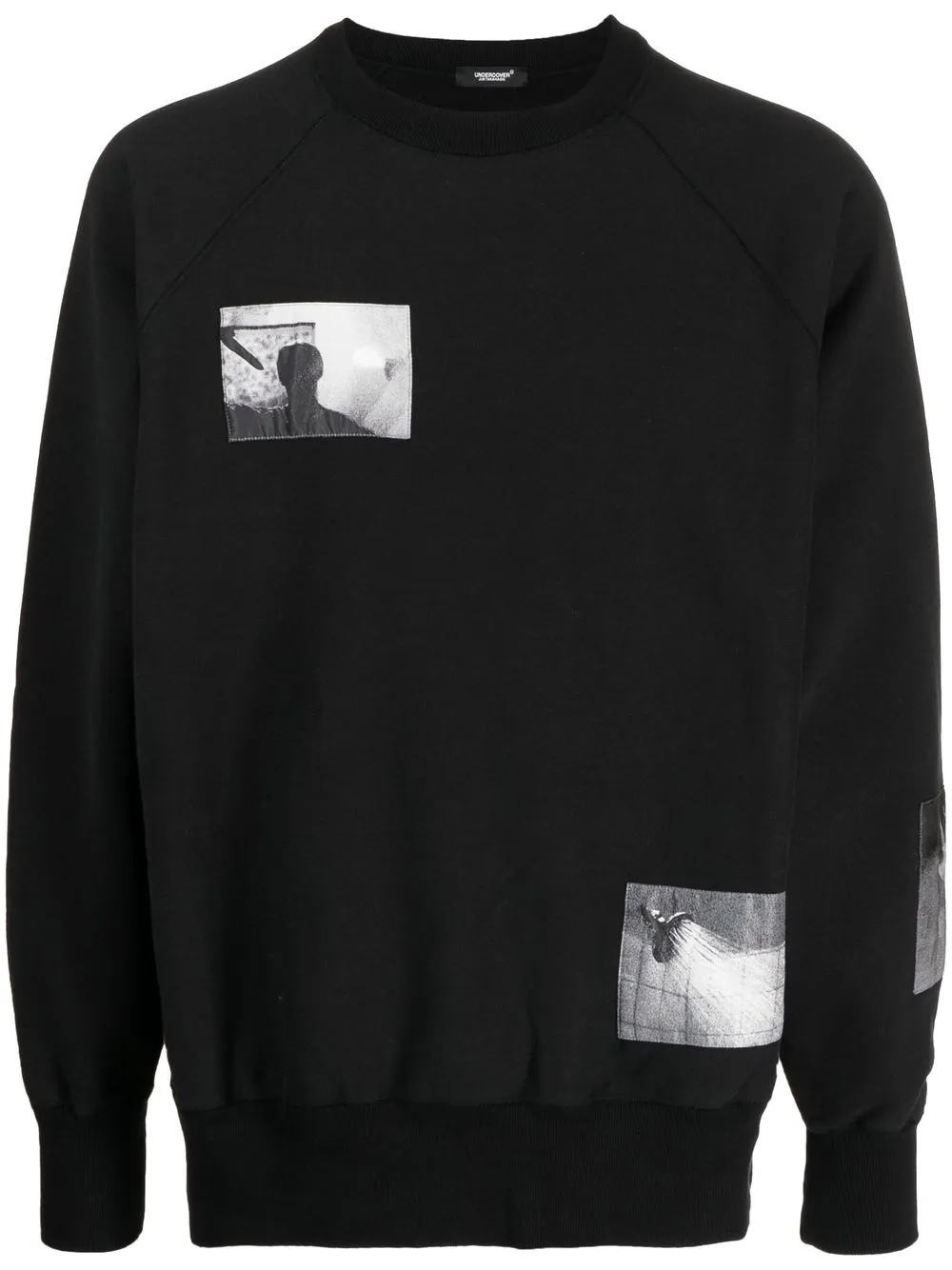 Shop Undercover Psycho Graphic-print Sweatshirt In Black