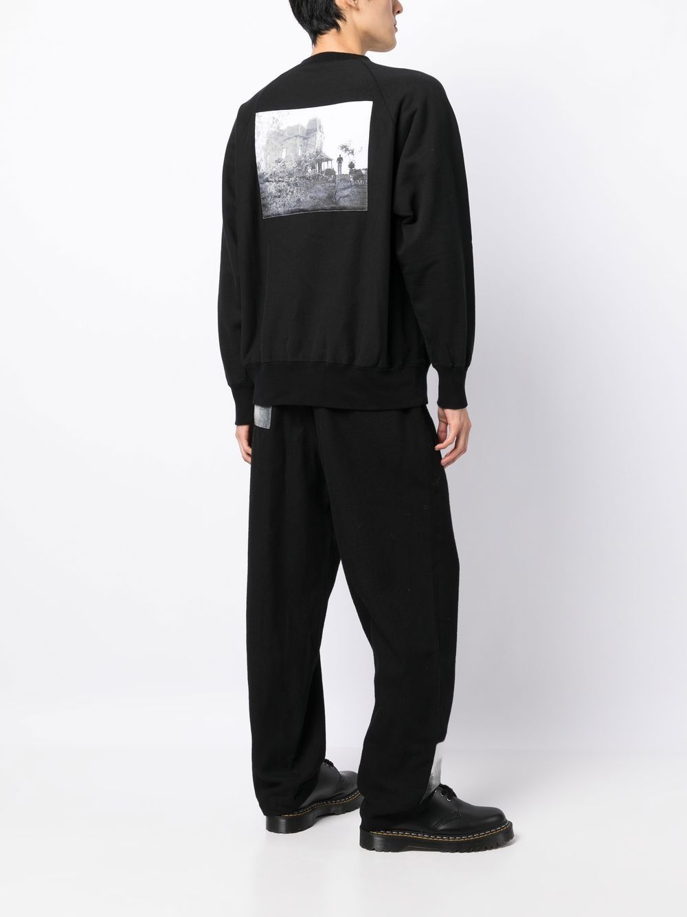 Shop Undercover Psycho Graphic-print Sweatshirt In Black