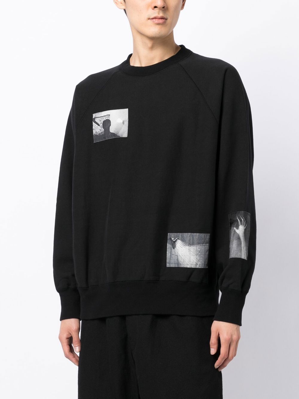 Shop Undercover Psycho Graphic-print Sweatshirt In Black