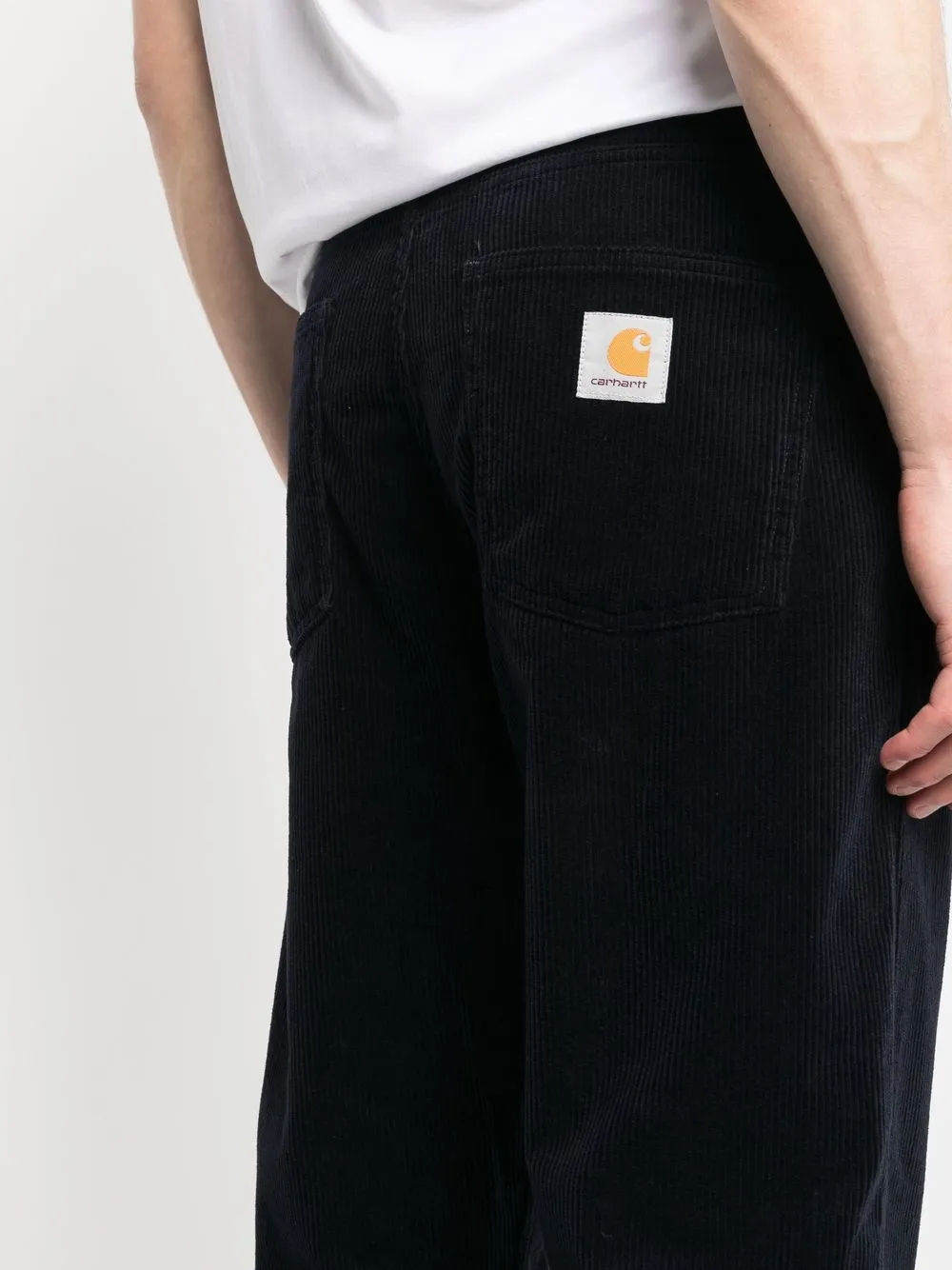 Carhartt Logo-patch Track Pants In Blue