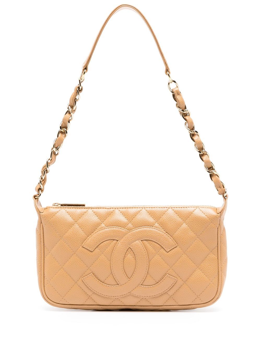 Chanel Pre-Owned 2003 CC diamond-quilted shoulder bag