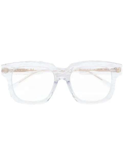 Kuboraum transparent clear-lens glasses