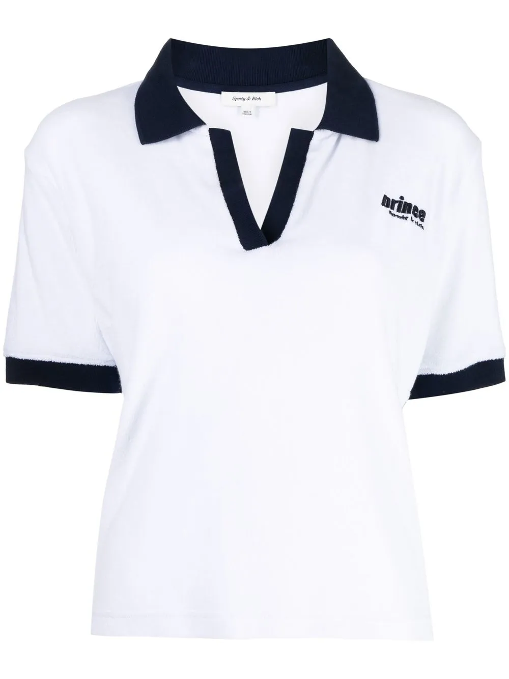 Sporty & Rich logo-embroidered Polo Shirt - Farfetch