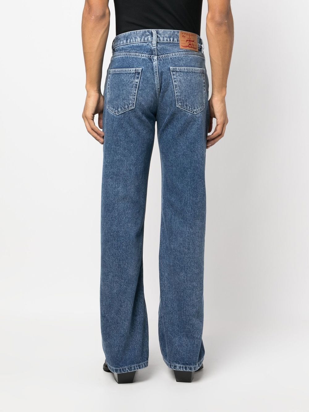 Shop Y/project Classic Wire Denim Jeans In Blue