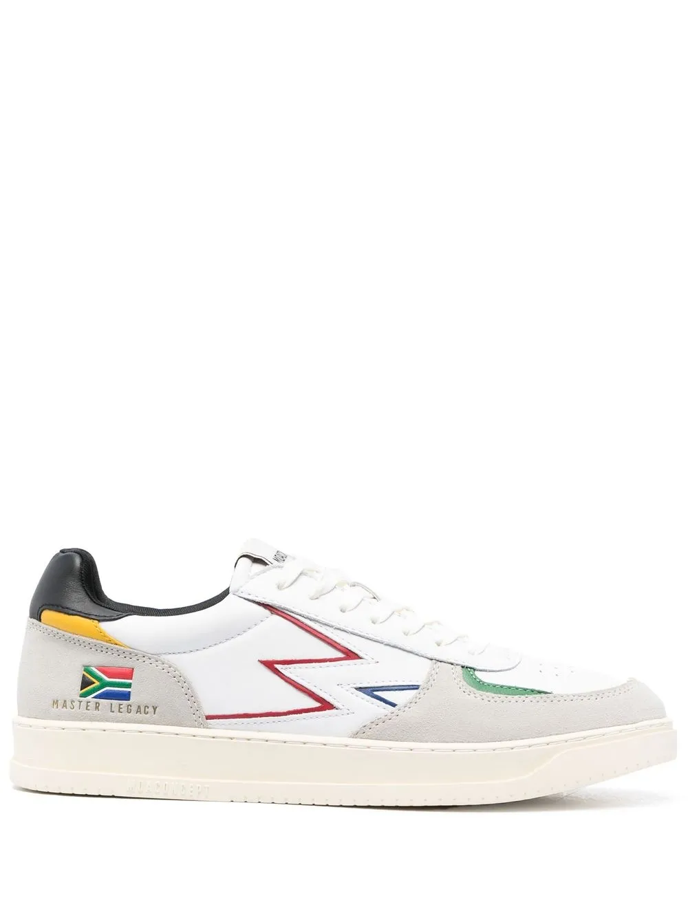 

Moa Master Of Arts panelled lace-up sneakers - White