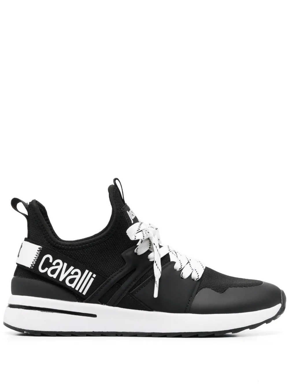 Just Cavalli logo-print low-top sneakers