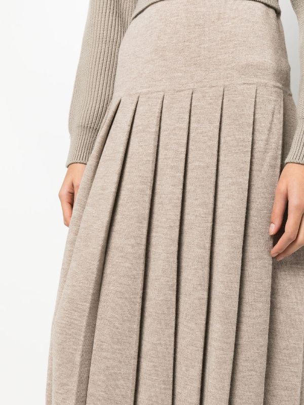 Lauren Manoogian Knit Pleated Skirt - Farfetch