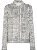 Givenchy 4G jacquard denim jacket - White