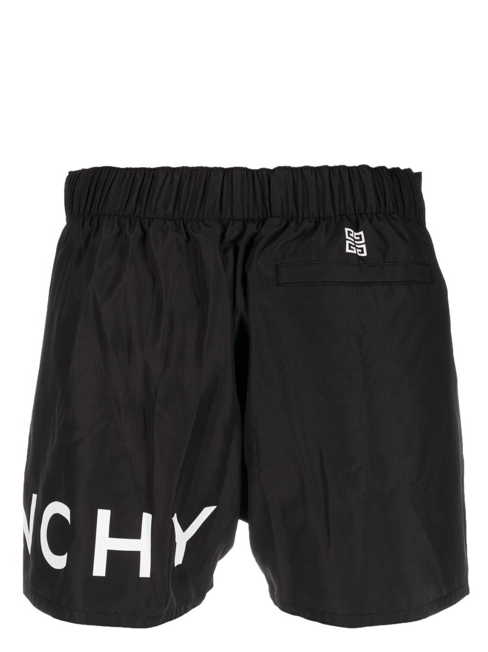 Givenchy logo-print swimming shorts - Black