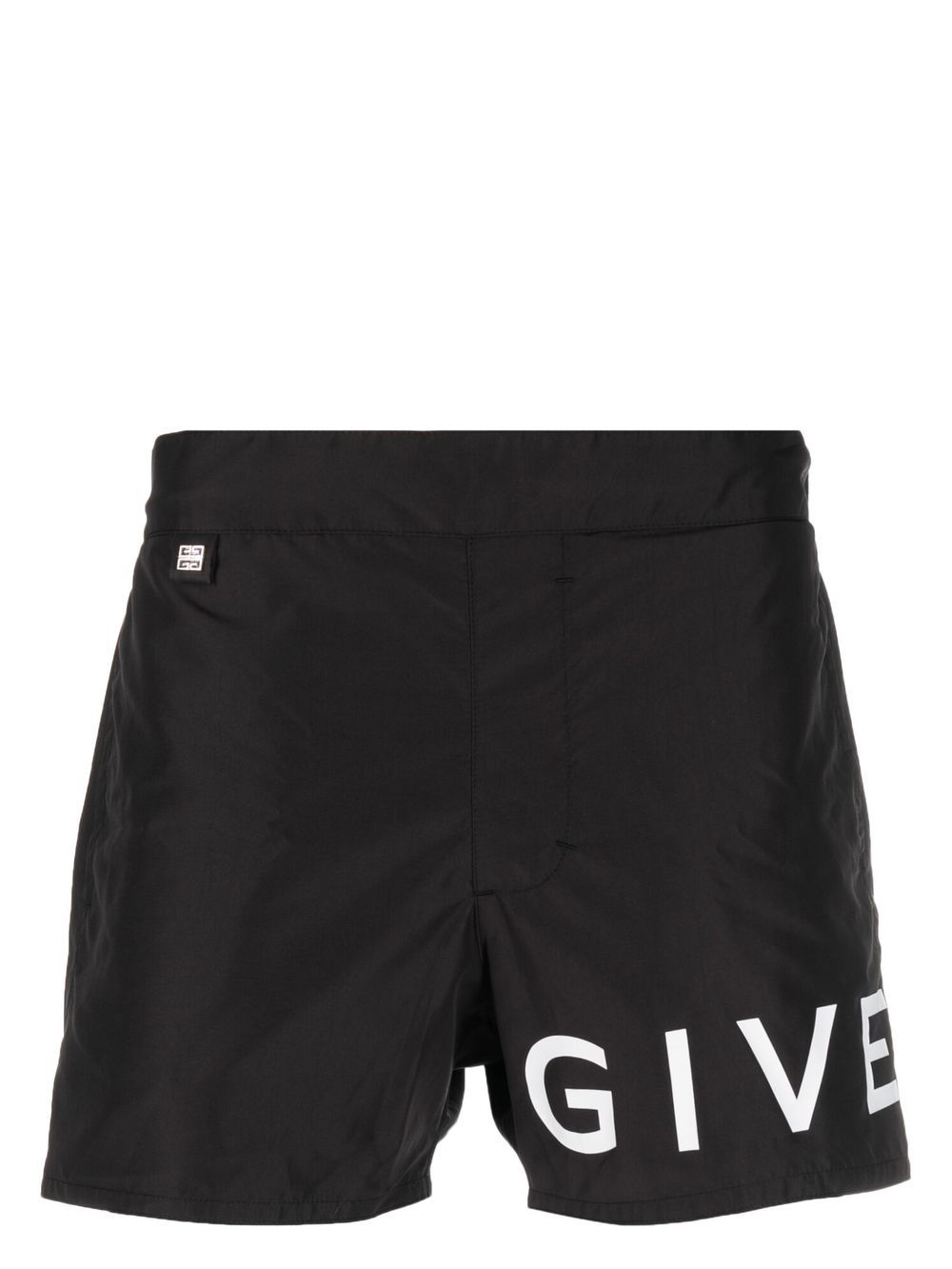 Givenchy logo-print swimming shorts - Black