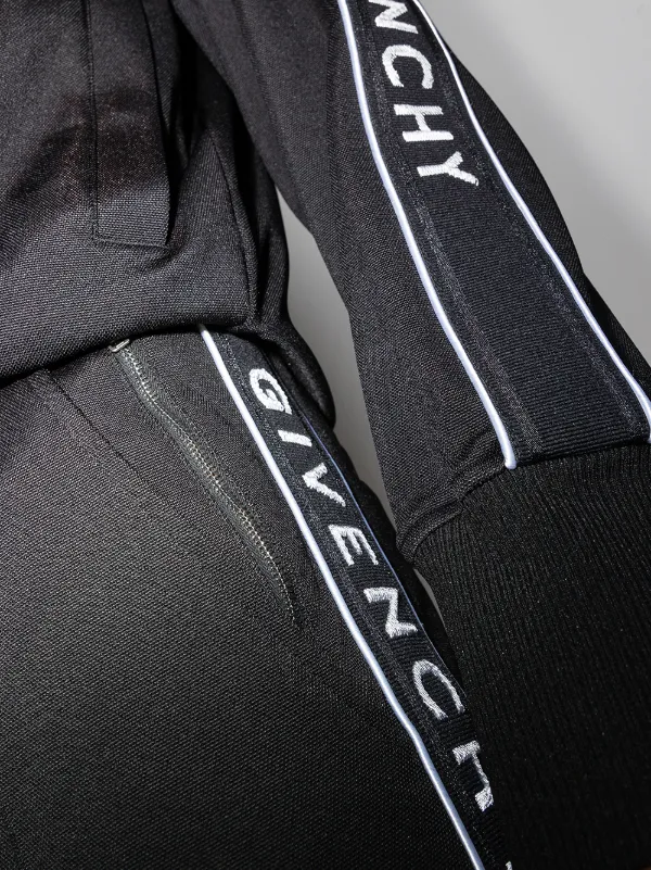 Givenchy Logo Tape Track Pants Black FARFETCH