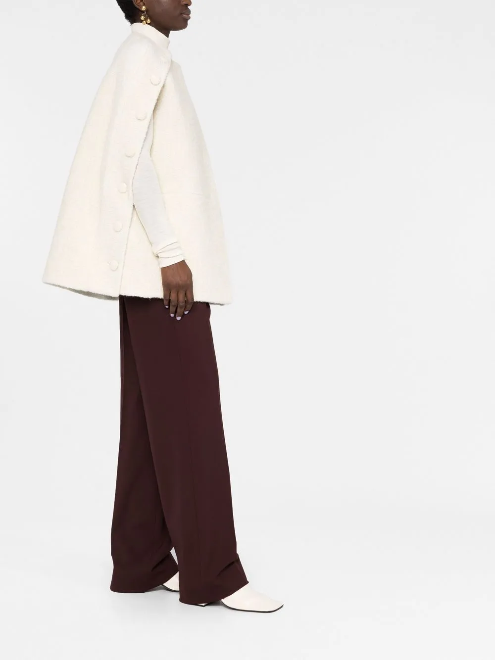 Jil Sander button-up cape | Image 6