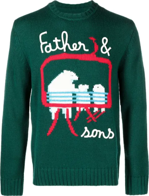 MC2 Saint Barth suéter tejido con motivo de intarsia