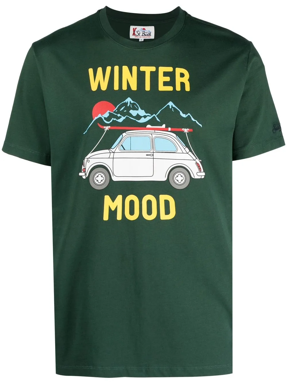

MC2 Saint Barth playera con estampado gráfico - Verde
