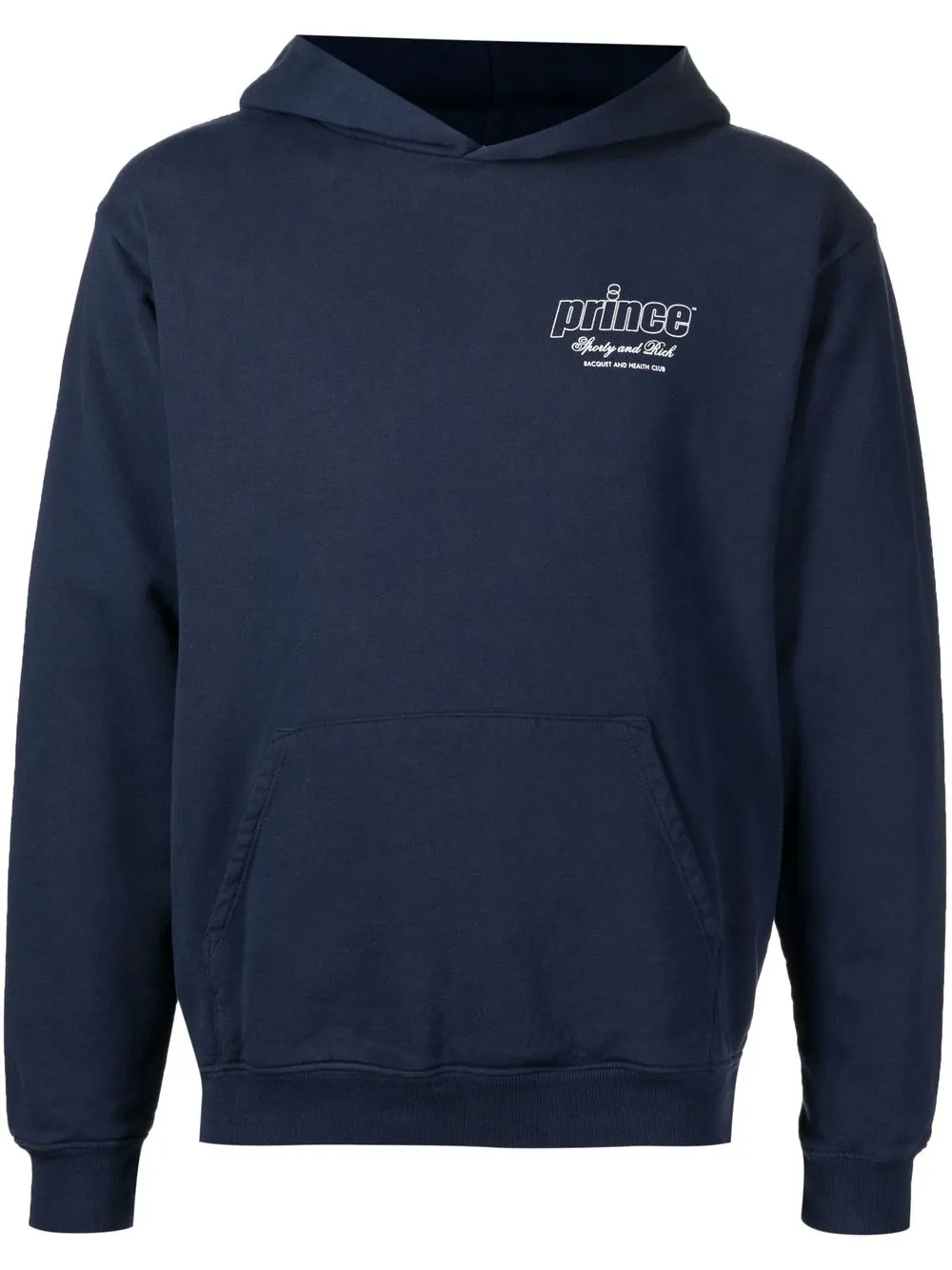 

Sporty & Rich hoodie con logo estampado - Azul
