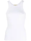 rag & bone ribbed tank top - White