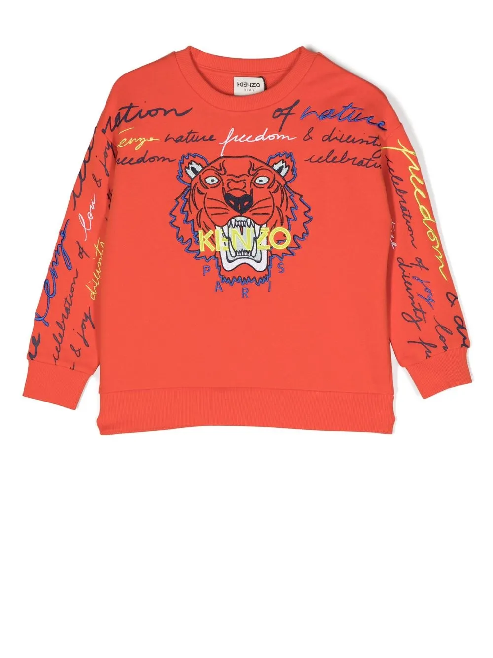 

Kenzo Kids embroidered-tiger detail sweatshirt