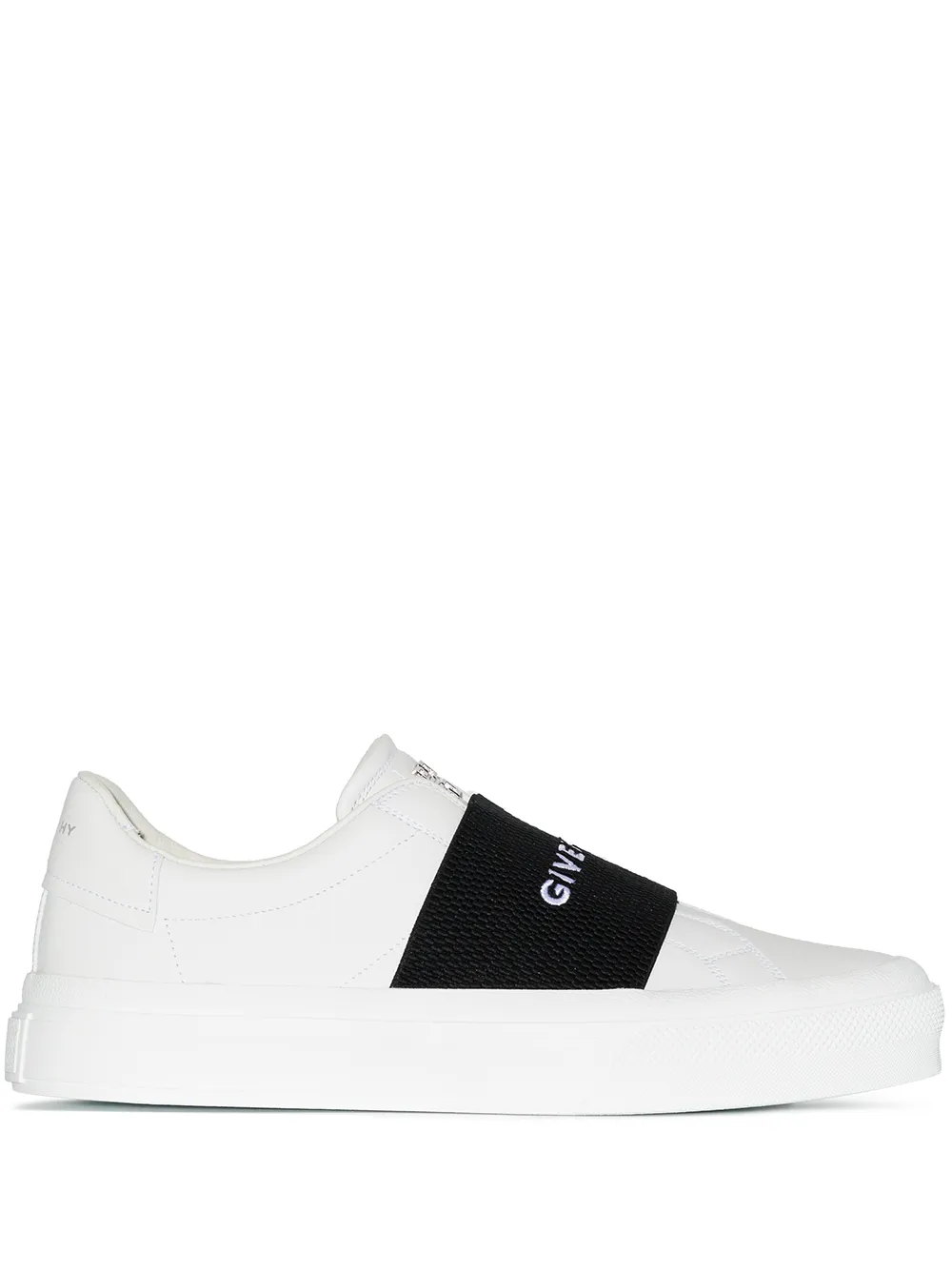 Givenchy Logo织带低帮运动鞋 In White