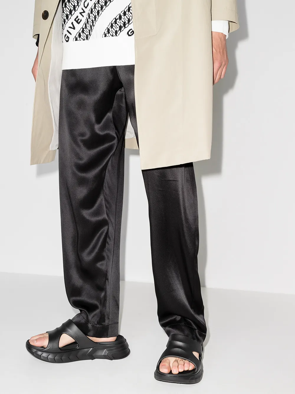 Givenchy Marshmallow cut-out sandals Black