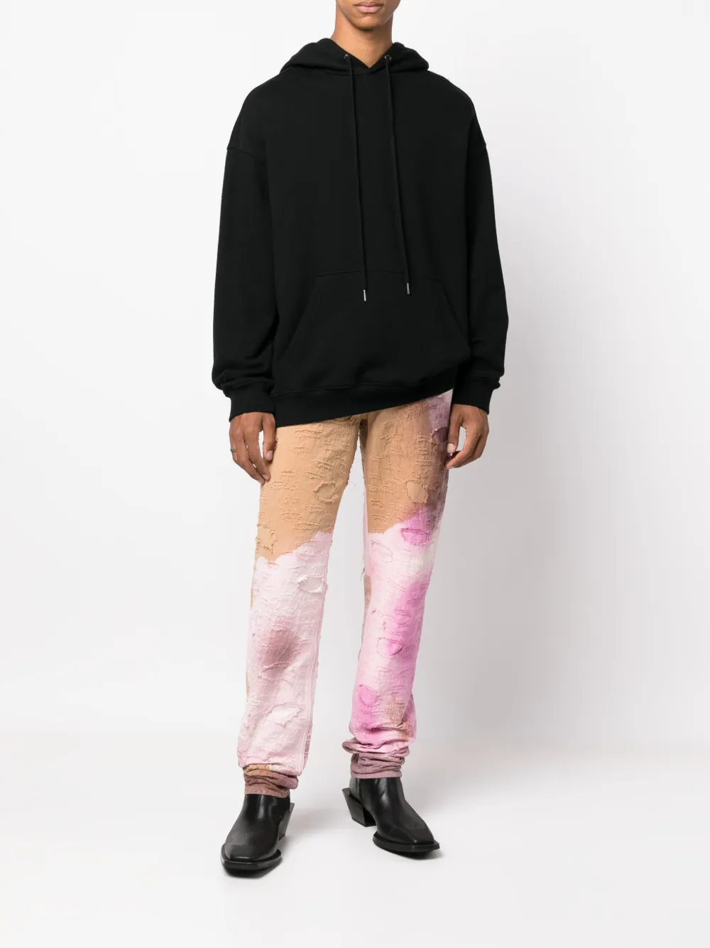 Givenchy jean tie-dye à effet usé | Jeans slim | Image 2