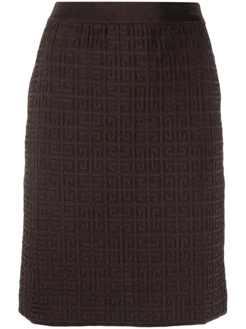 Givenchy falda corta con motivo 4G