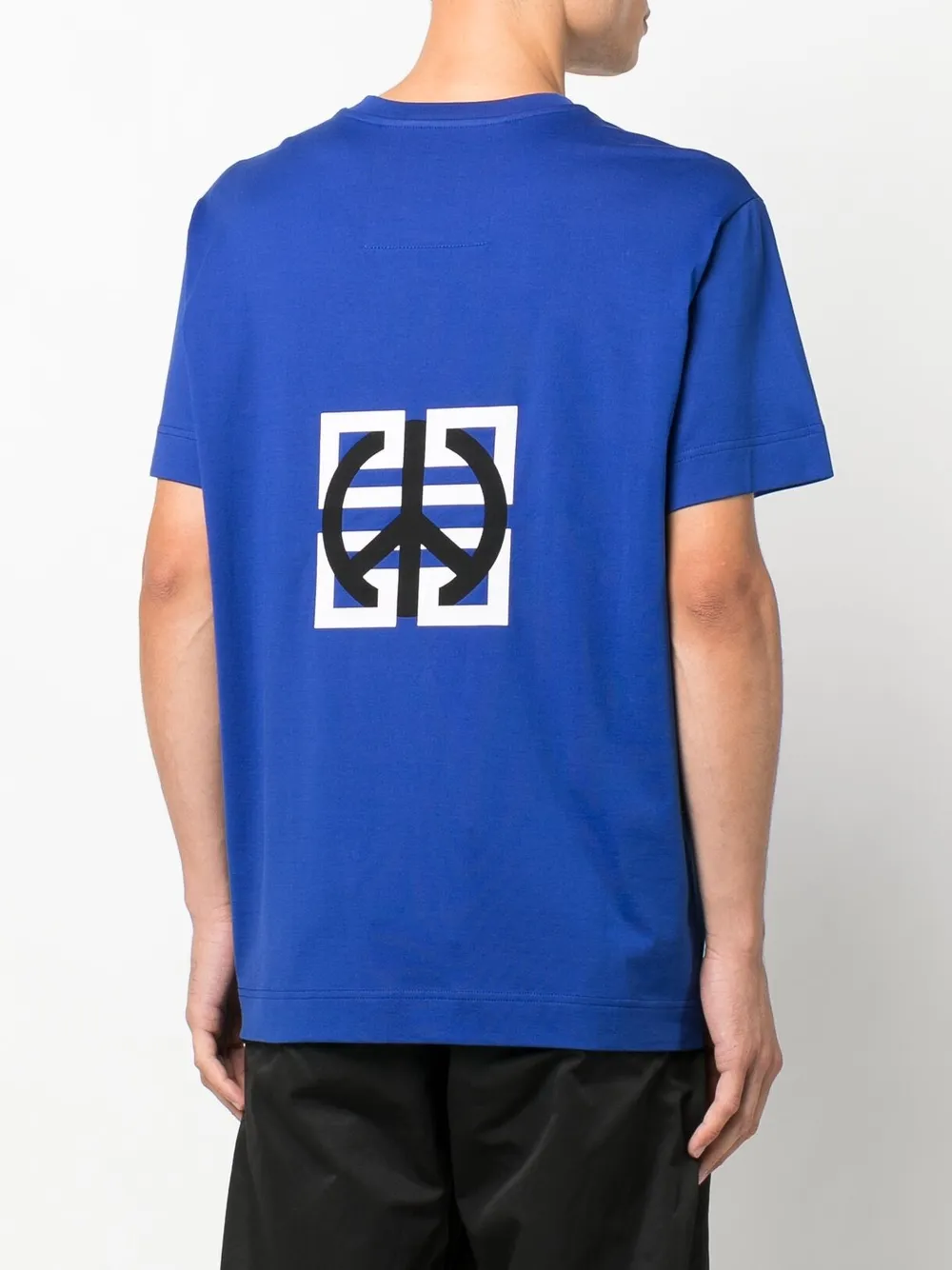 Givenchy T-shirt met logoprint Blauw