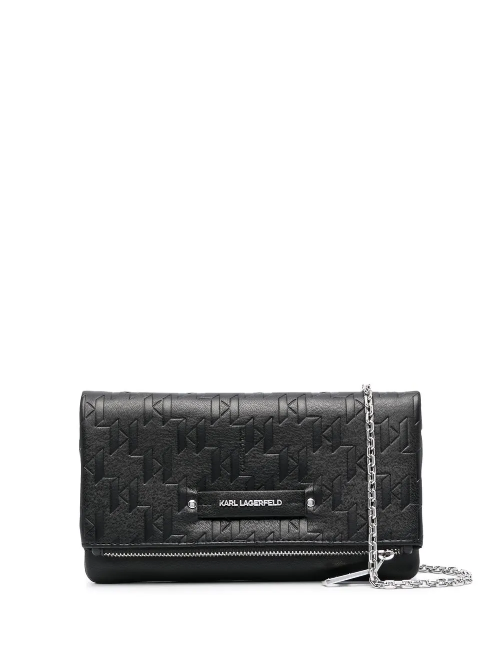 

Karl Lagerfeld logo-embellished cross-body bag - Black