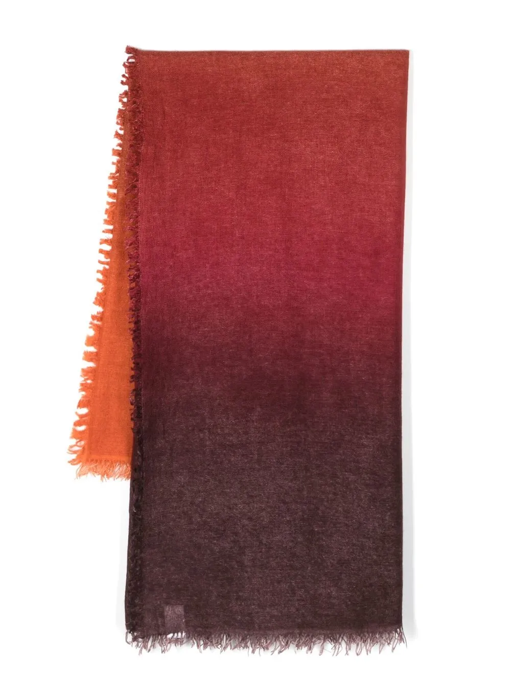 

Faliero Sarti ombré-effect scarf - Orange