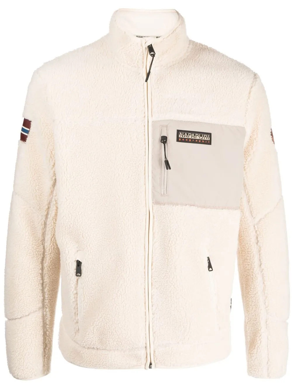 

Napapijri Yupik FZ 3 fleece jacket - Neutrals