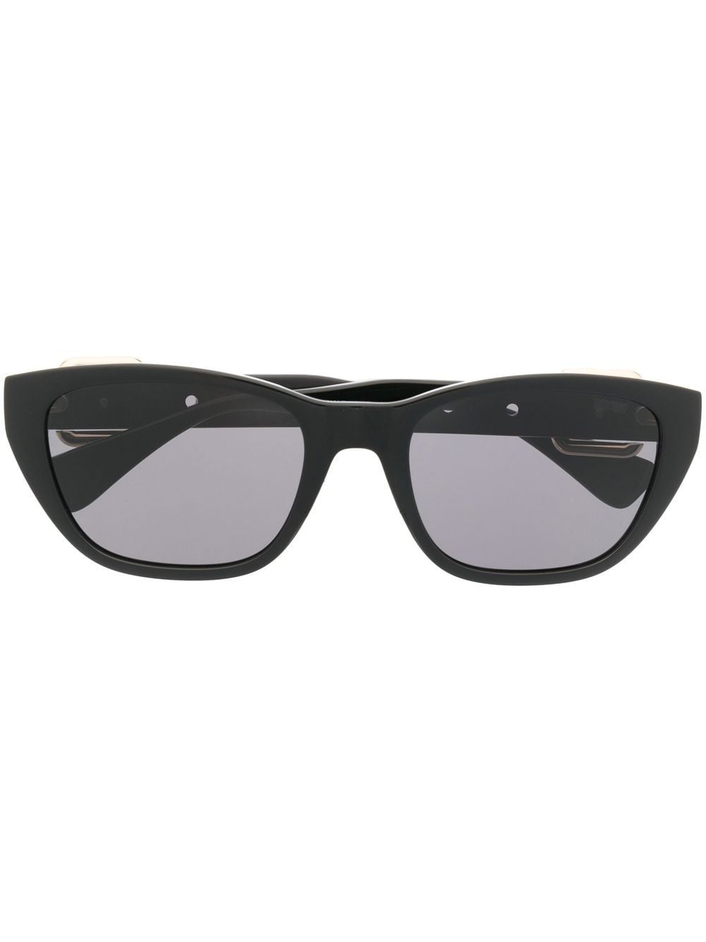 Moschino Eyewear buckle-detail cat-eye sunglasses - Black