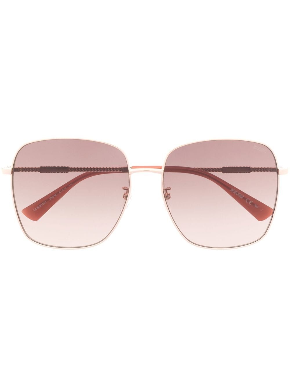 Moschino Eyewear oversize-frame sunglasses - Pink