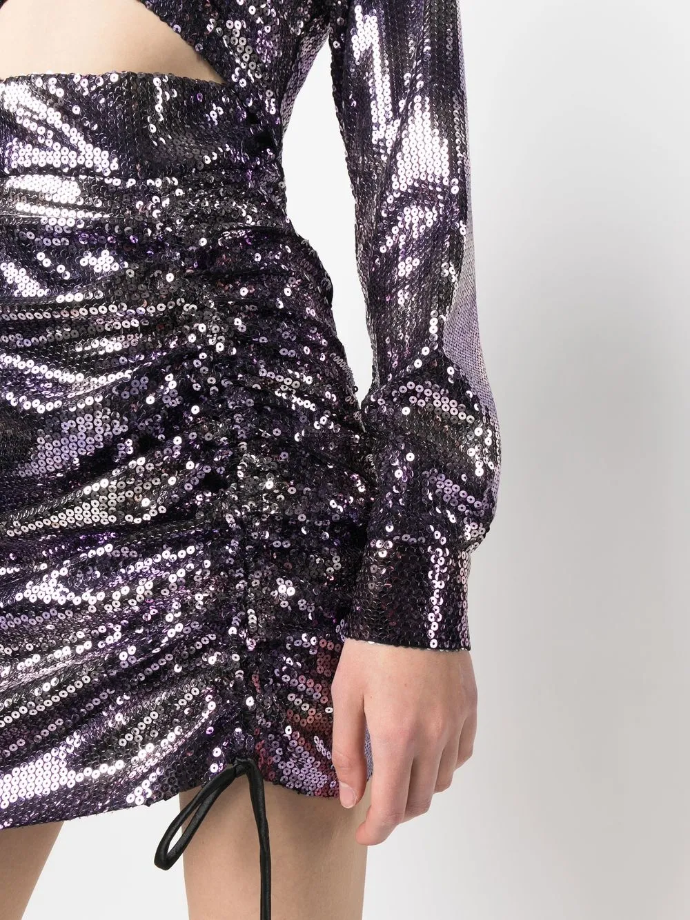 NEW ARRIVALS CHER 亮片缀饰迷你连衣裙