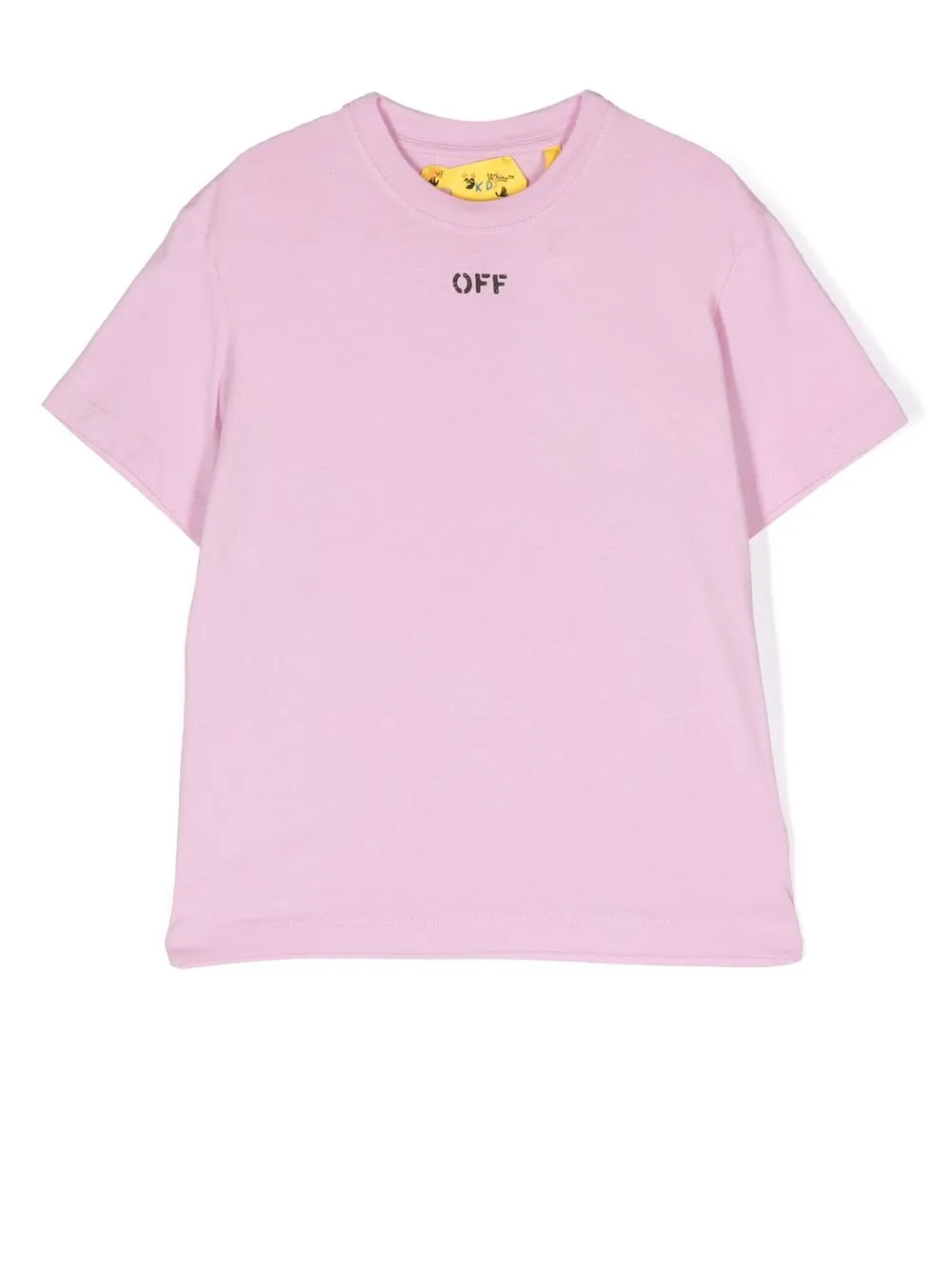 

Off-White Kids Off-Stamp cotton T-shirt - Pink