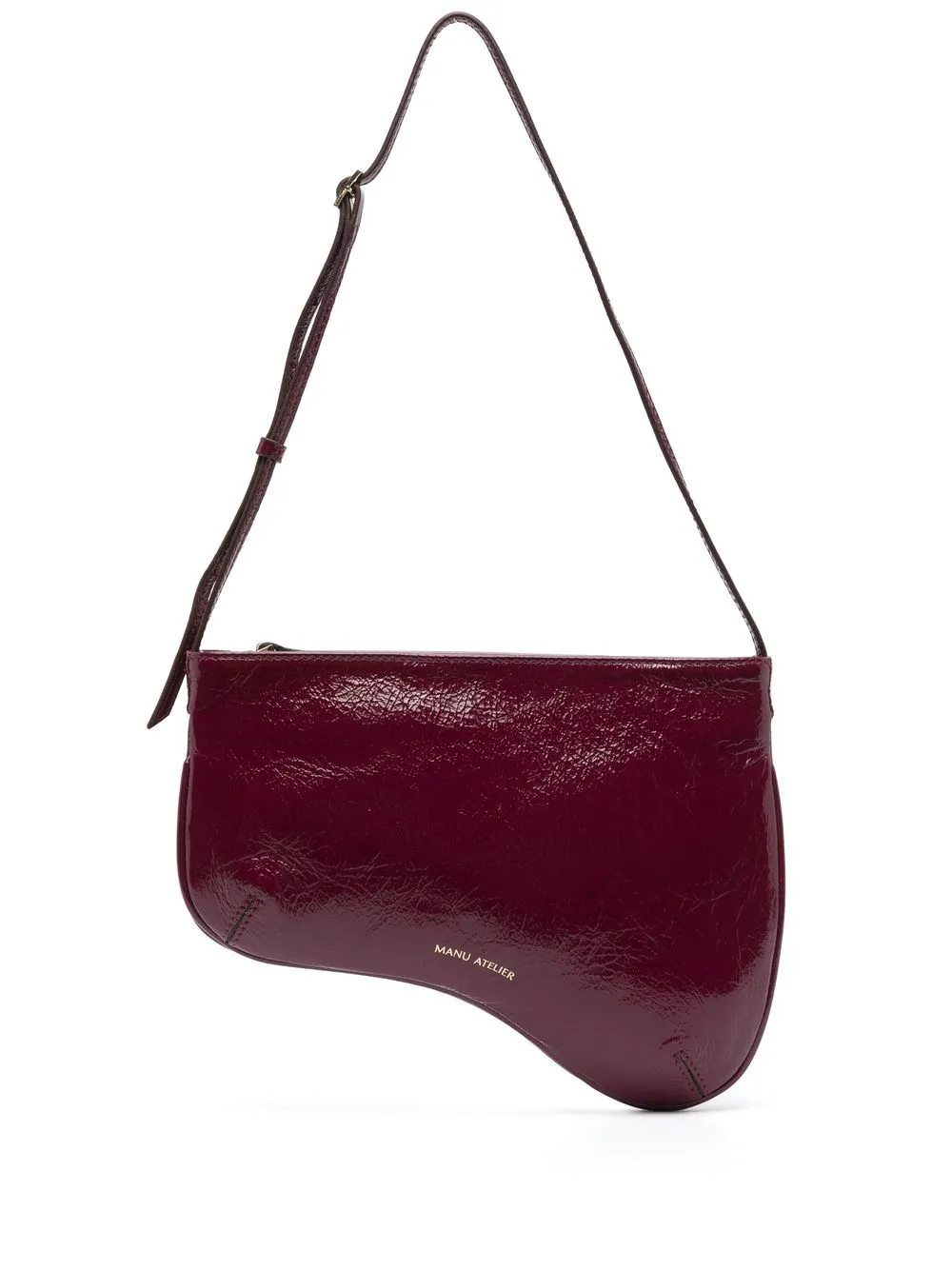 

Manu Atelier Curve leather shoulder bag - Purple