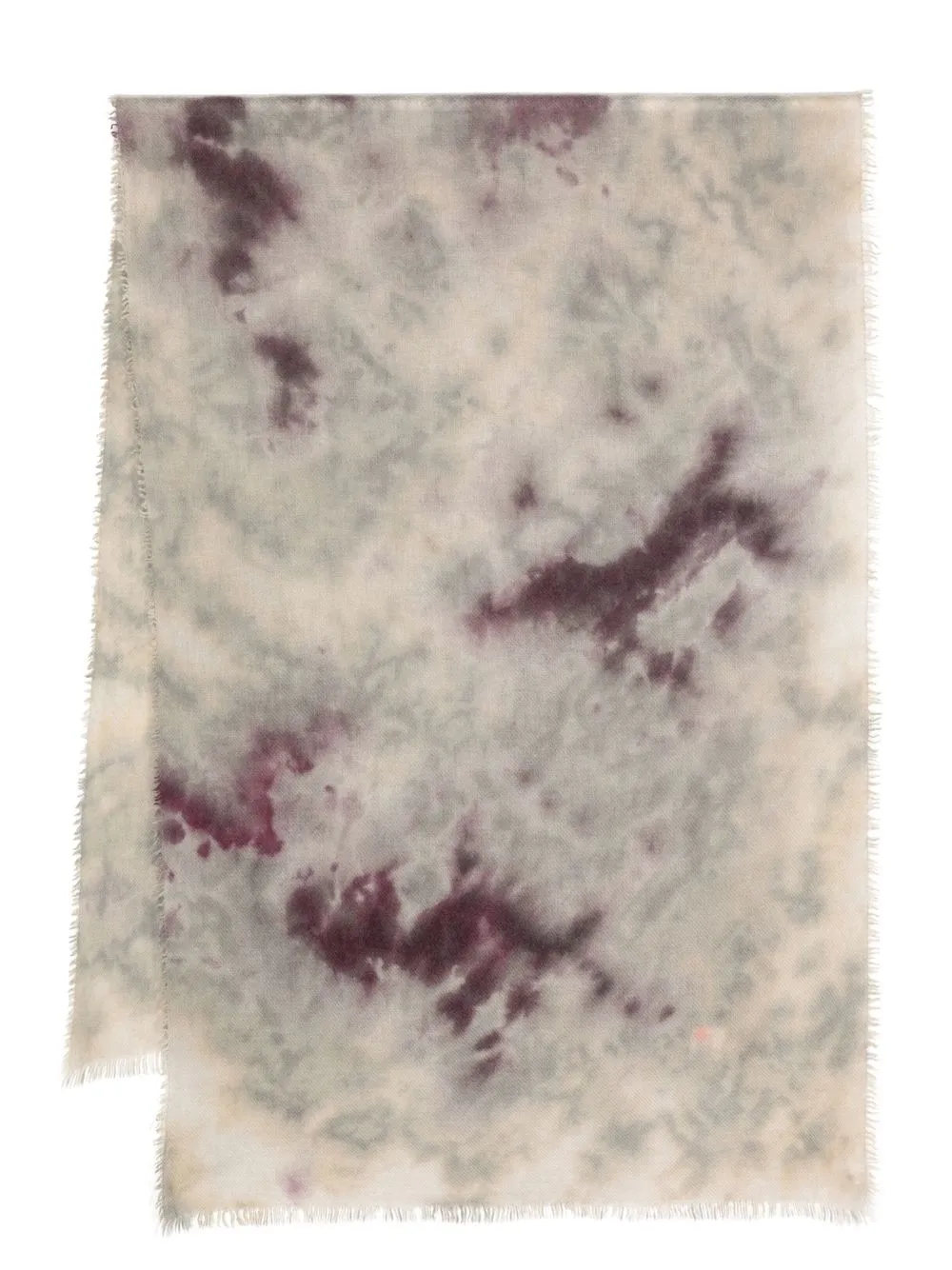 

Faliero Sarti tie-dye print scarf - Neutrals