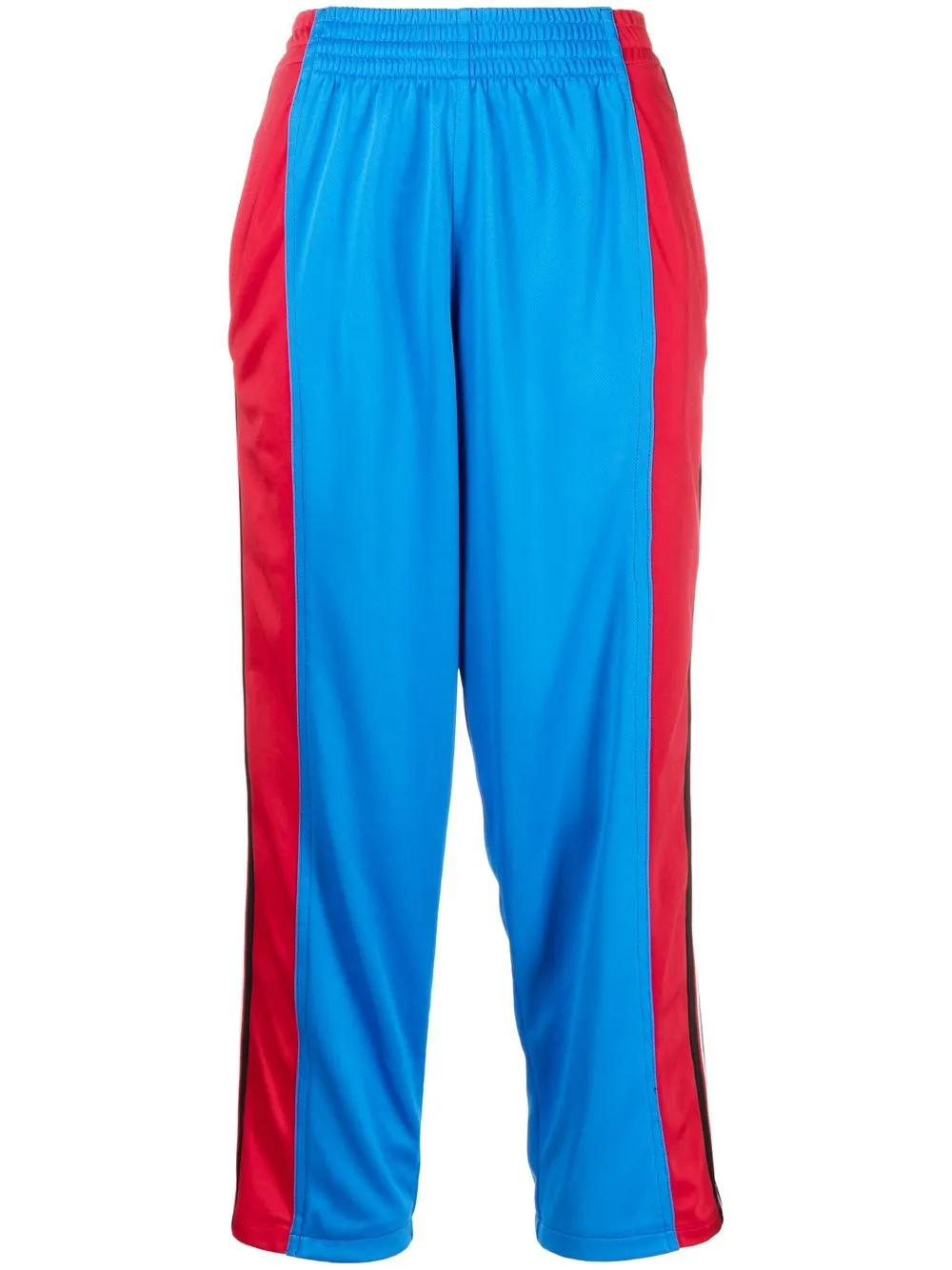 

colville stripe-detail cropped track pants - Red