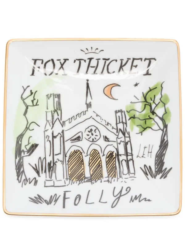 GINORI 1735 Fox Thicket Folly トレイ | ホワイト | FARFETCH JP