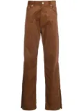 VTMNTS straight-leg corduroy trousers - Brown