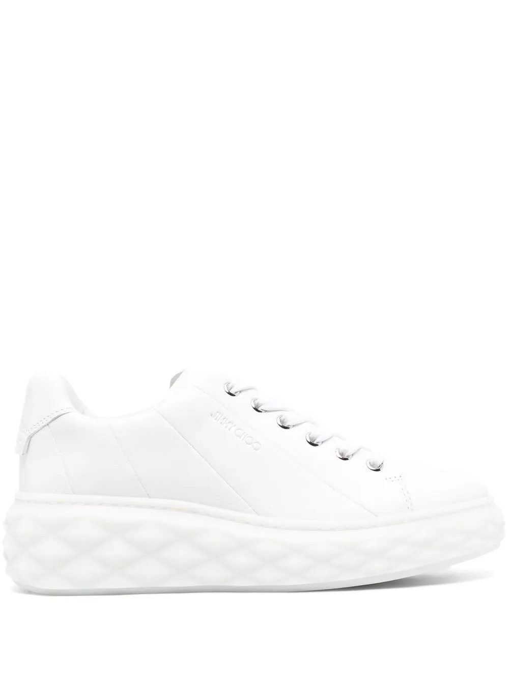 

Jimmy Choo Diamond-sole low-top sneakers - White