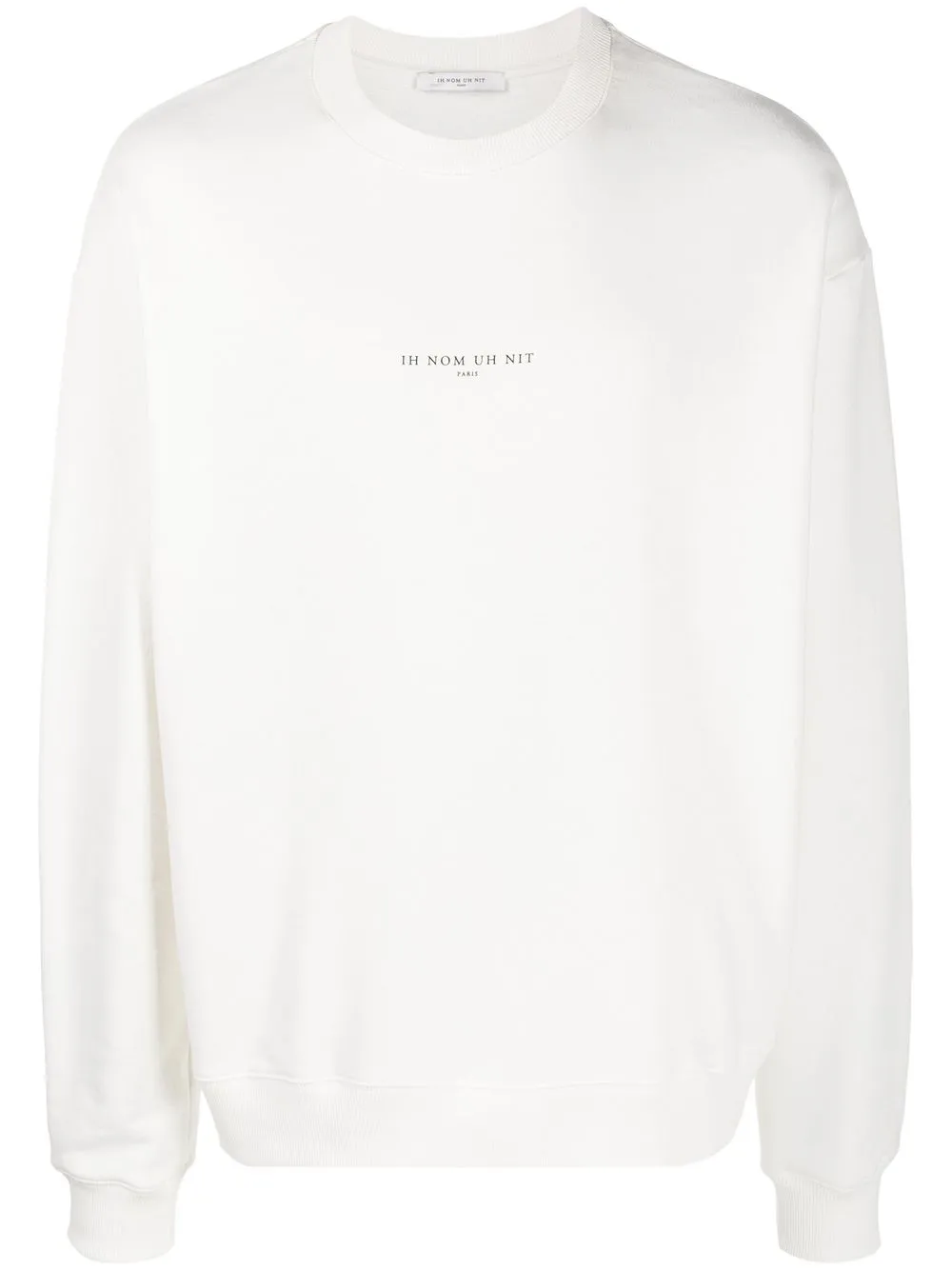 

Ih Nom Uh Nit graphic-print long-sleeve sweatshirt - White