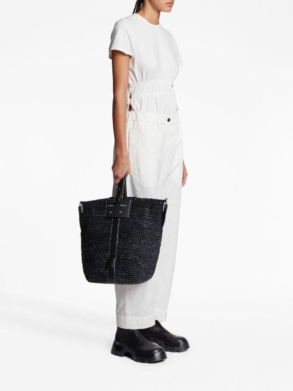 Proenza Schouler White Label Sullivan woven raffia Shoulder Bag