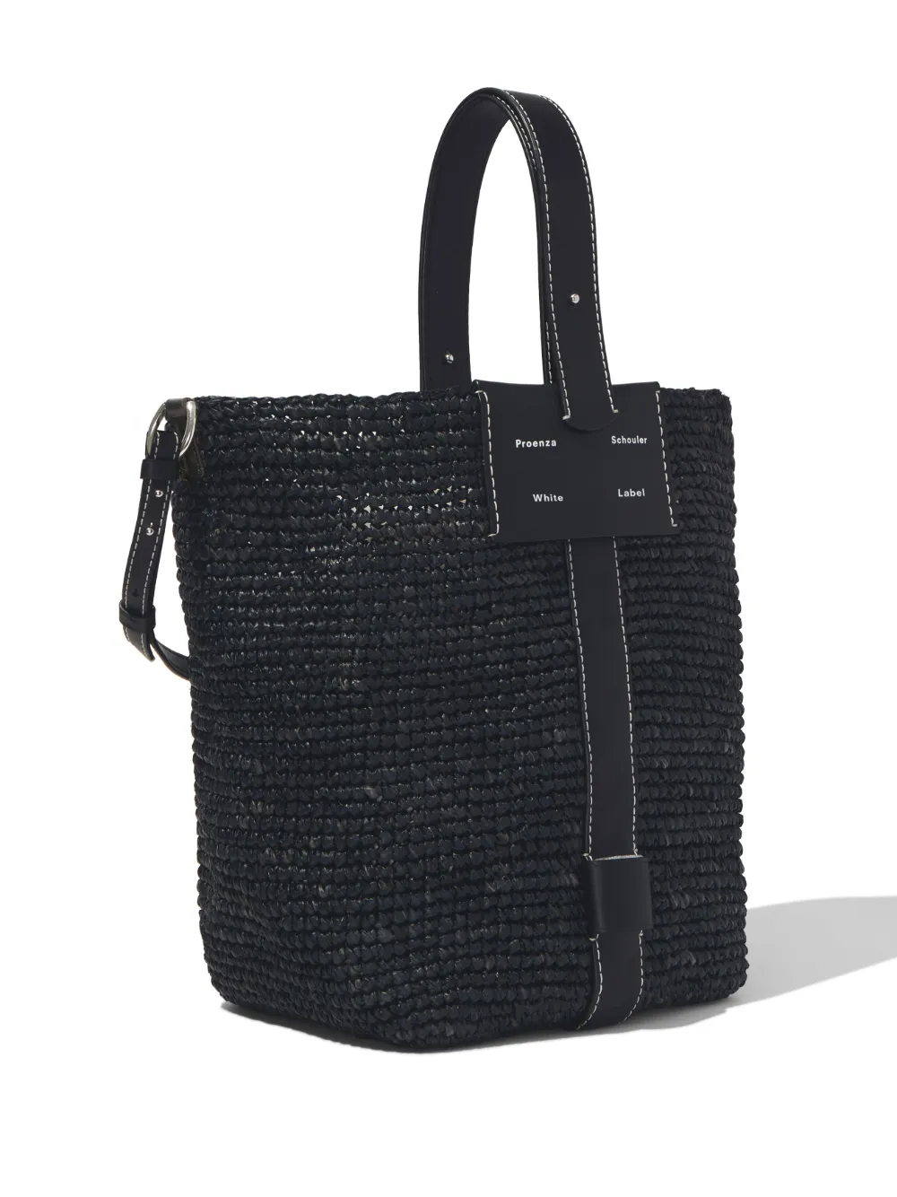 White woven online bag