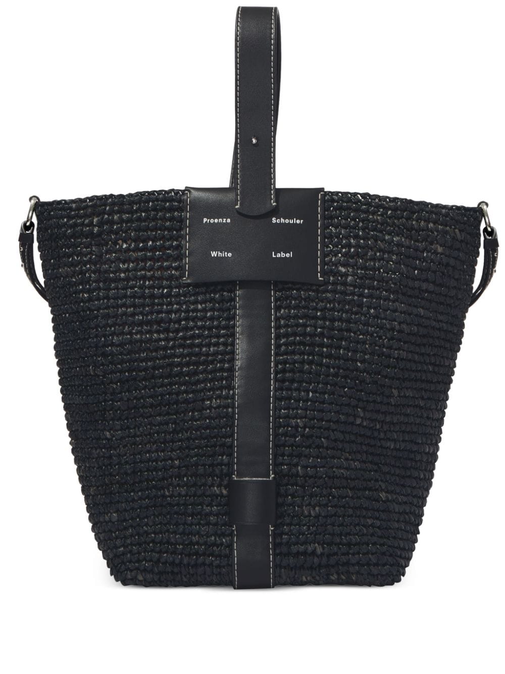 Proenza Schouler White Label Sullivan woven raffia Shoulder Bag