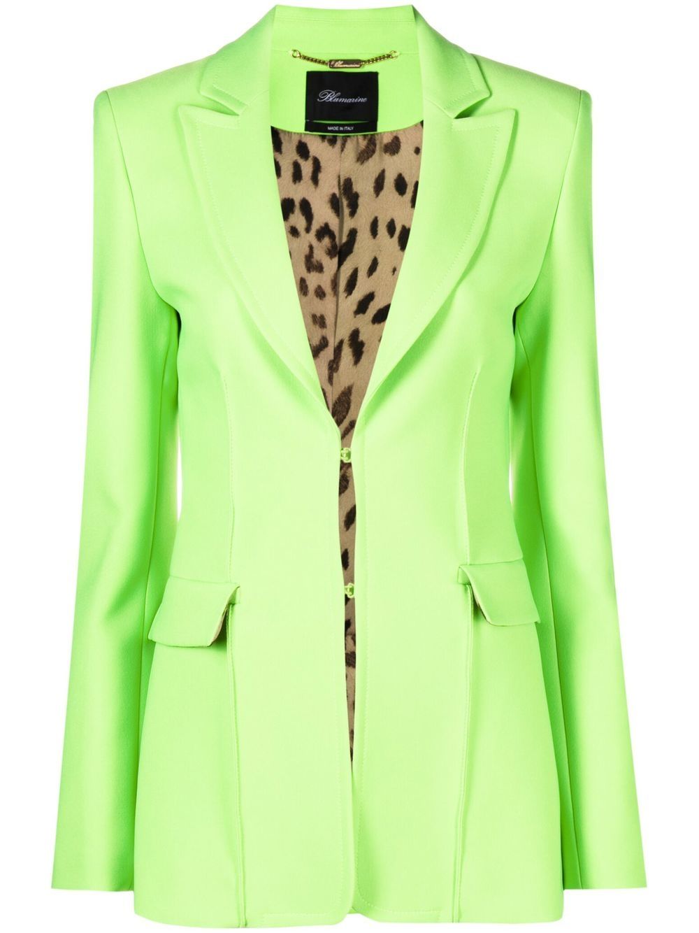 

Blumarine tailored single-breasted blazer - Green