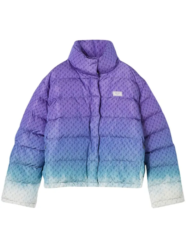 Jimmy Choo monogram print Puffer Jacket Farfetch