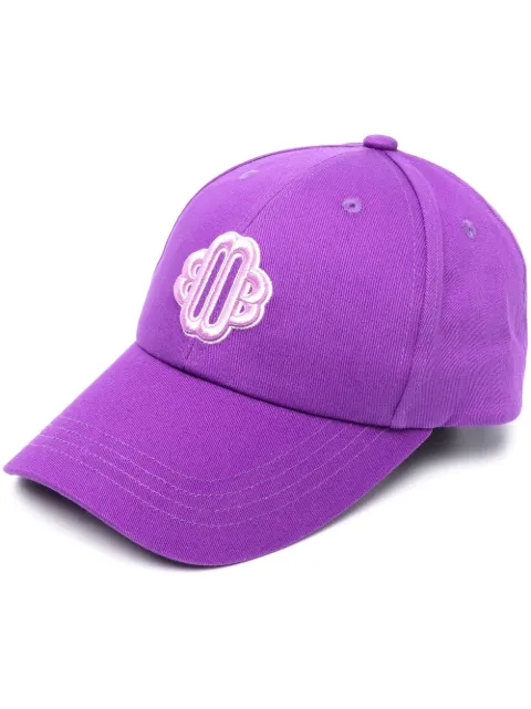 Maje logo-patch baseball cap