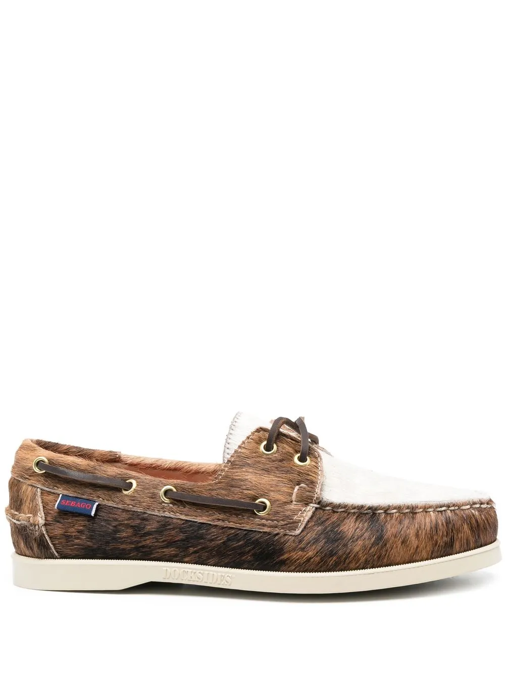 

Sebago panelled lace-up loafers - Neutrals