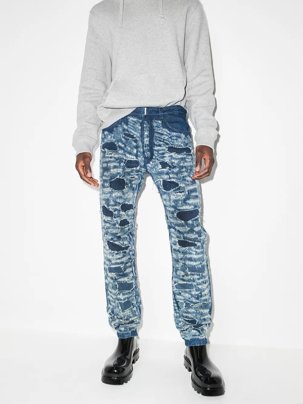 Givenchy jean slim à effet usé | Jeans slim | Image 2