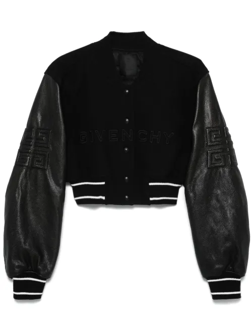 Veste bomber à coupe crop - Givenchy - Modalova