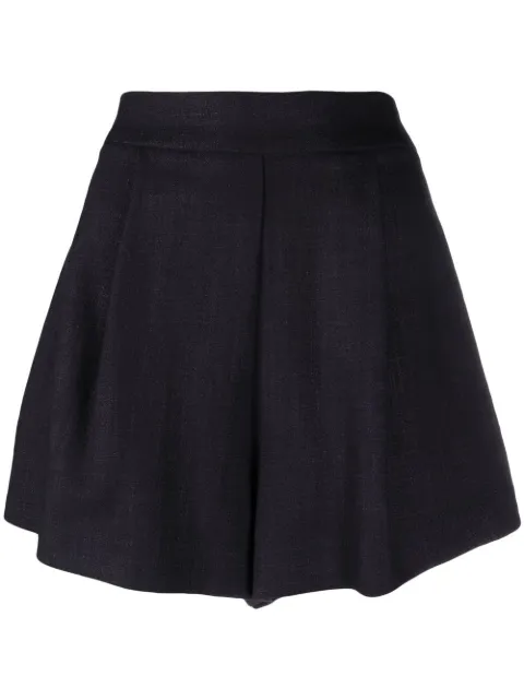AMOTEA Leinenshorts mit hohem Bund